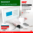 M2BX GSM Funk Alarmanlage mit Touchpad Monitor und Menüführung
