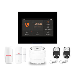 Funk GSM und WIFI Smart Home Alarmanlage mit Touchscreen YE1220 * Starter Set