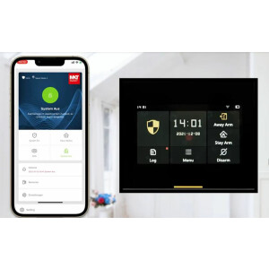 Funk GSM und WIFI Smart Home Alarmanlage mit Touchscreen YE1220 * Starter Set