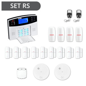GSM Funk Alarmanlage M2B Set 4 inkl. Rauchmelder und...