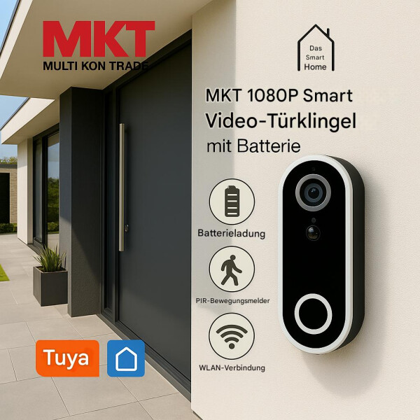 MKT 1080P Smart Video Türklingel mit Batterie